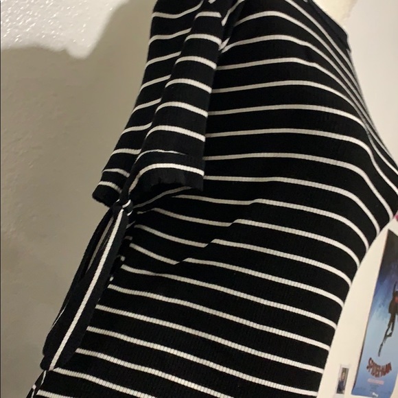 black and white striped dress - Picture 2 of 2
